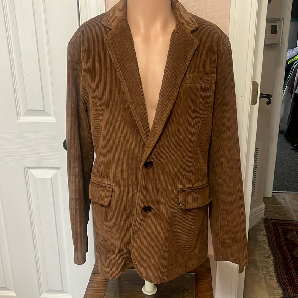 Chou Yatou vintage corduroy casual corduroy blazer
